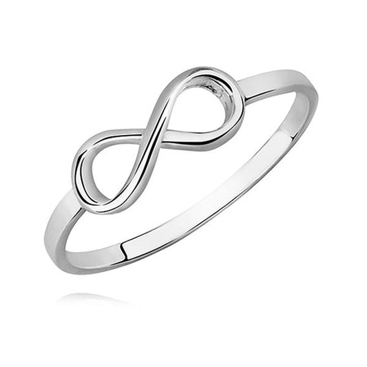 Silver ring highly polished - Infinity - #jewelry for women# - Starry Silver