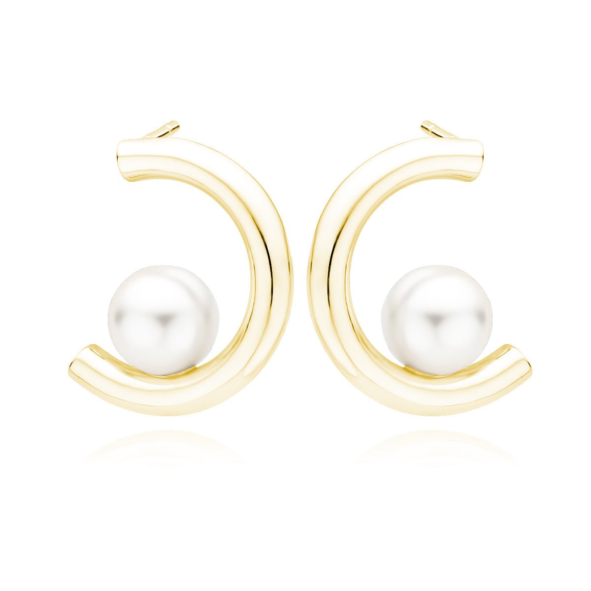 Silver earrings - pearl - #jewelry for women# - Starry Silver