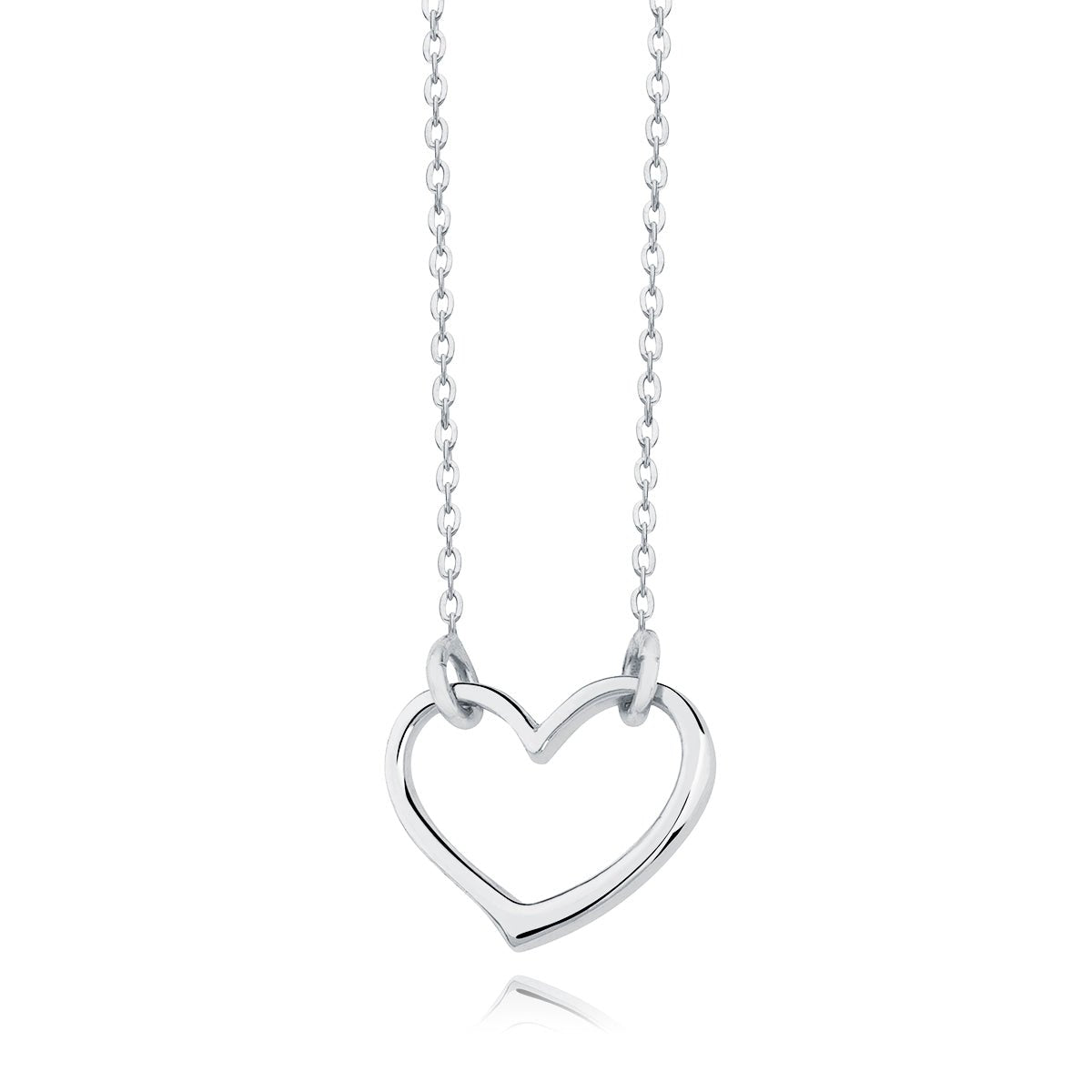 Silver choker necklace - heart pendant - #jewelry for women# - Starry Silver