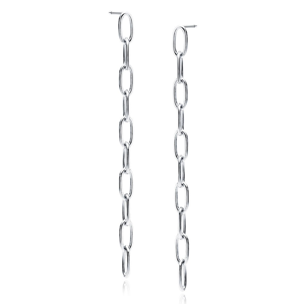 Gold-plated silver earrings - chain earrings - #jewelry for women# - Starry Silver