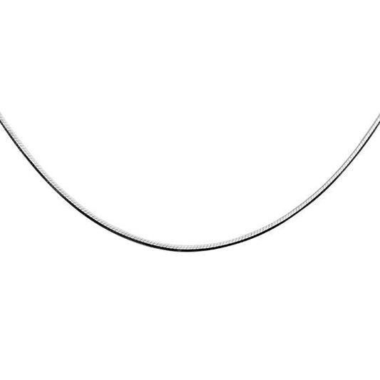 Silver choker - 8 sides snake chain necklace - #jewelry for women# - Starry Silver